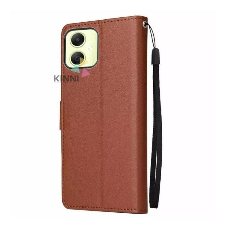 Case Samsung Galaxy A05 Wallet Case Kulit - Casing Dompet Case Wallet