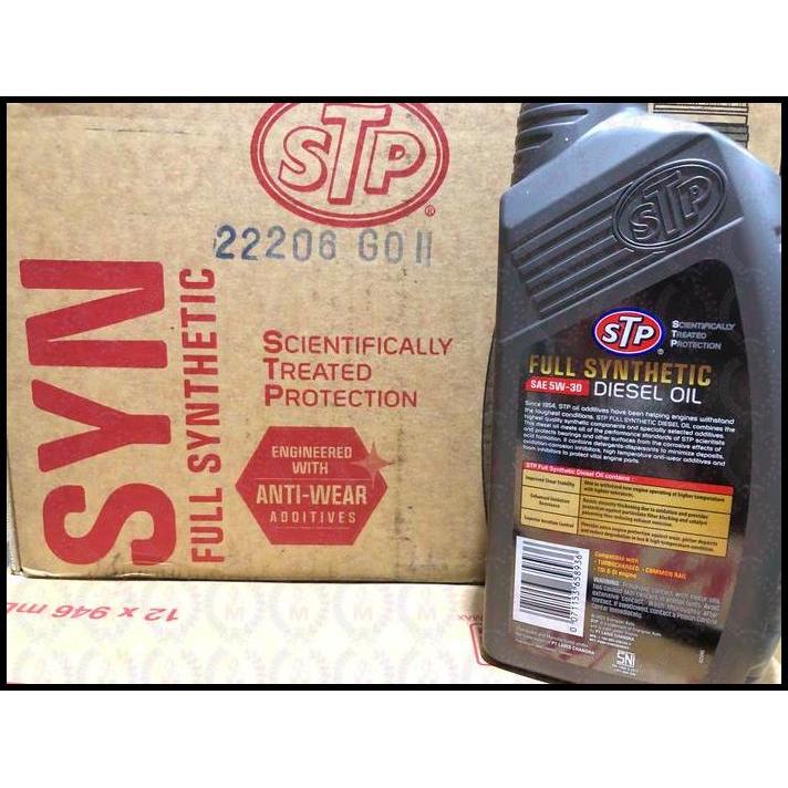 TERBARU STP OLI MESIN DIESEL SAE 5W30 5W-30 5W/30 FULL SYNTHETIC API CJ-4 CK-4