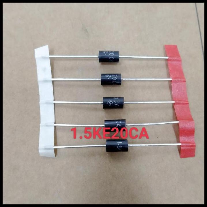 GRATIS ONGKIR 1,5KE20CA DIODA 1500W 20V DOUBLE DIODA 