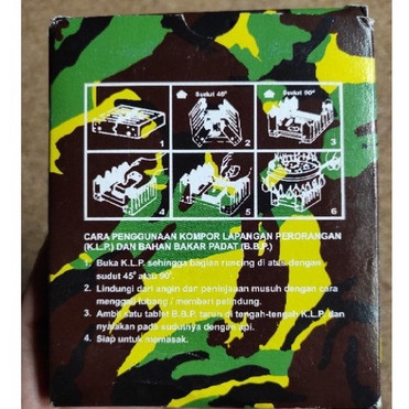 Kompor Camping Nesting Lipat Parafin Lapangan Cocok Untuk Kemping Outdoor Dll