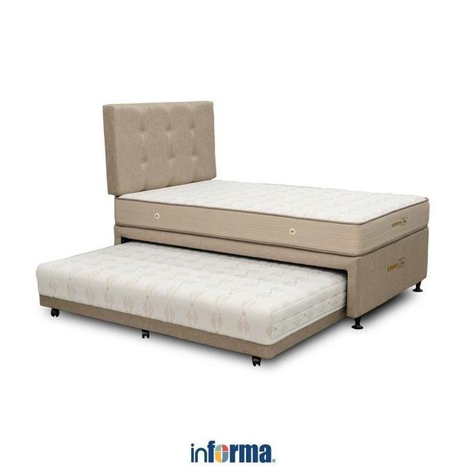 Terlaris Informa Sleep 120X200 Cm Briss Tempat Tidur 3 In 1 - Cokelat Dipan Sorong Ranjang Anak Diva