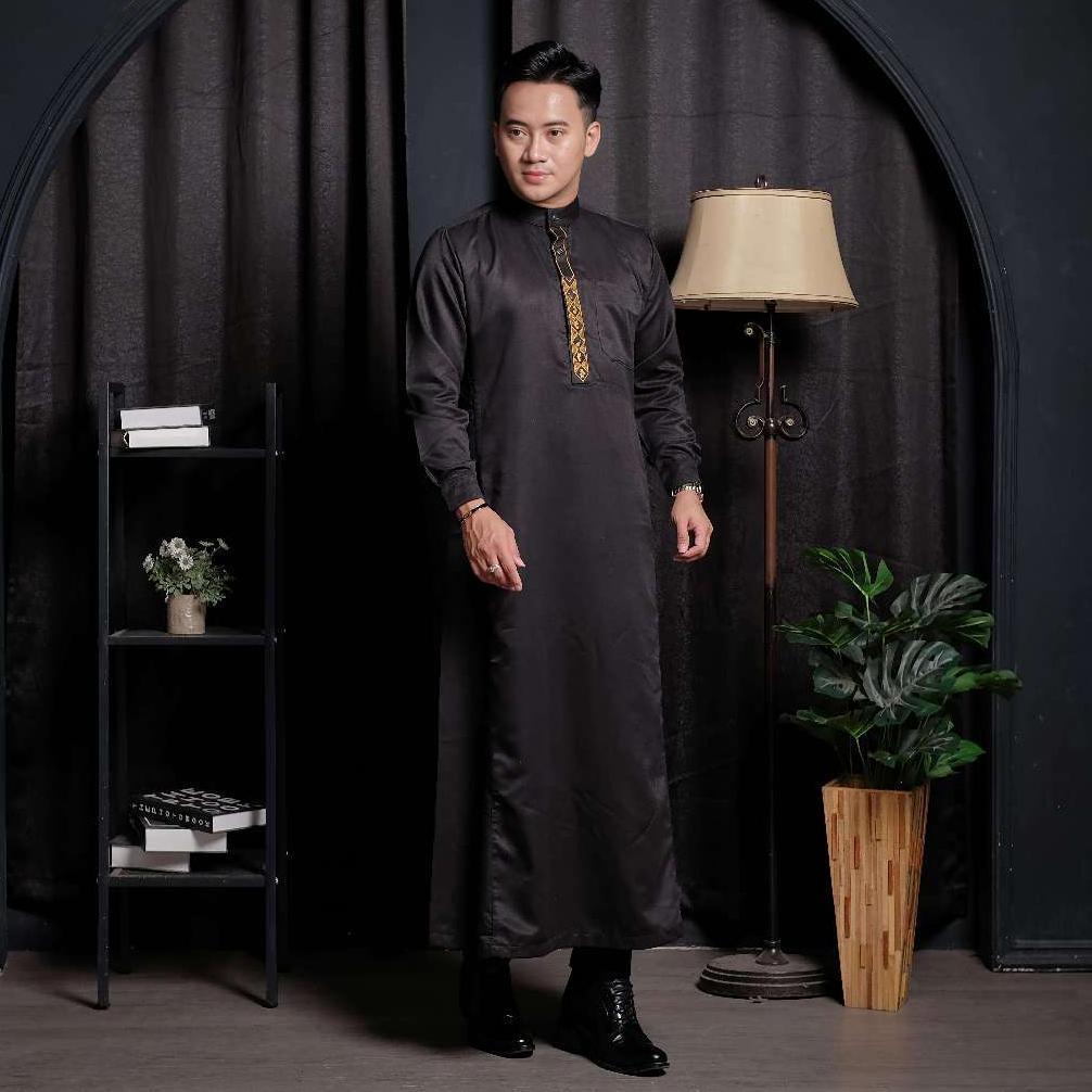 Super Deal Jubah Pria Slimfit Gamis Pria Jubah Mewah Brodir Slimfit Jubah Pria Dewasa