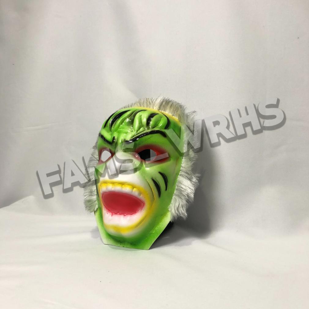 Topeng Hanoman Hijau Spons Topeng Hulk Topeng Anoman Topeng Anak Fm -43