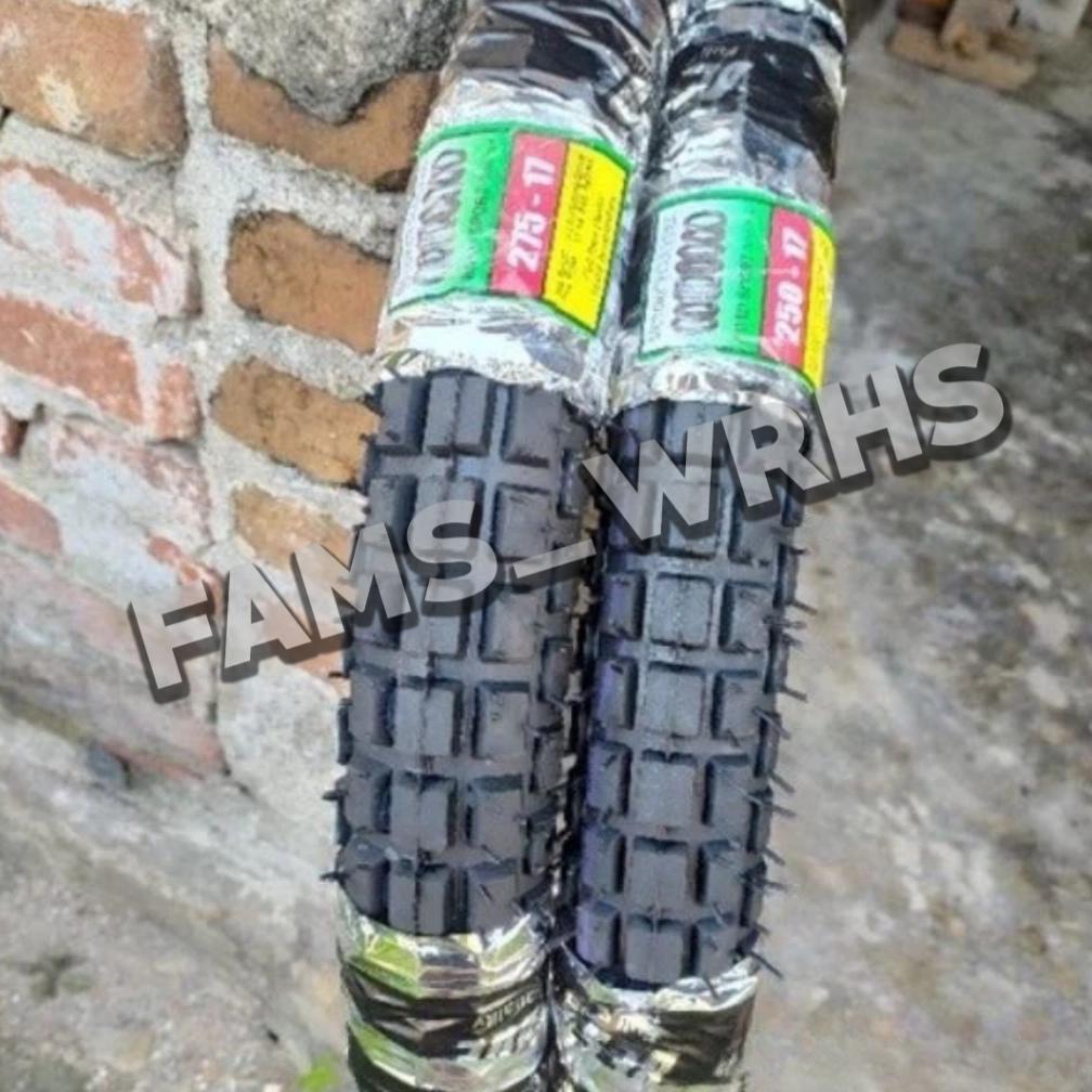 Ban Semi Tril & Cros Ukuran 2.50 & 2.75 Ring 17 / Ban Semi Trail Ring 17 Fm -19
