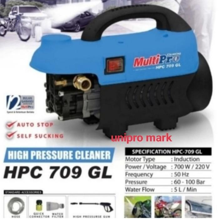 MESIN CUCI MOBIL MOTOR MULTIPRO HPC 709 GL Jet Cleaner AC HPC 709 GL