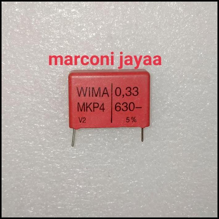 TERBARU 0,33UF 630V MKP4 WIMA P24 