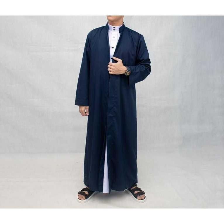 Jubah Gamis Tob Arab Luaran Remaja Pria Dewasa Gamis Belah Luar  Yaman Jubah Habib Ori  Jubah Muslim