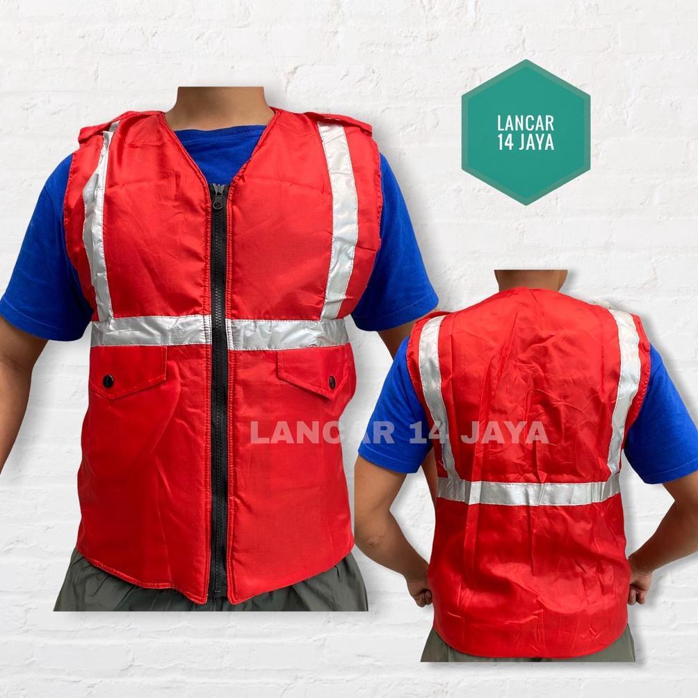 TERLARIS Rompi Parasit / Parasut - Rompi Safety - Rompi Proyek - Rompi Ojek - Rompi Parkir- Rompi Se