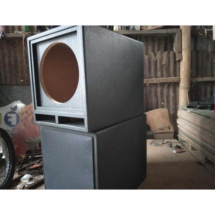 box subwoofer 12 inchi full mdf tutup kain mini scoop box speaker