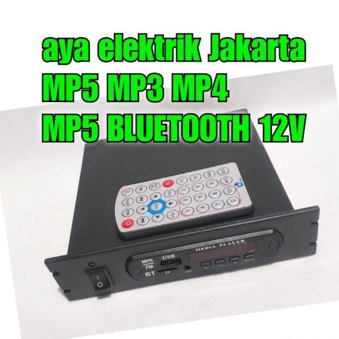 AYABDG Rakitan mp5 mp4 mp3 Video Player Bluetooth 12V / AMPLI RADIO