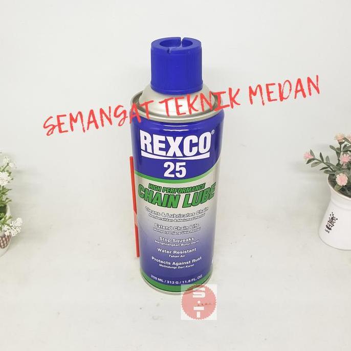REXCO25 CHAIN LUBE PELUMAS RANTAI SEPEDA MOTOR SPRAY REXCO25 REXCO 25