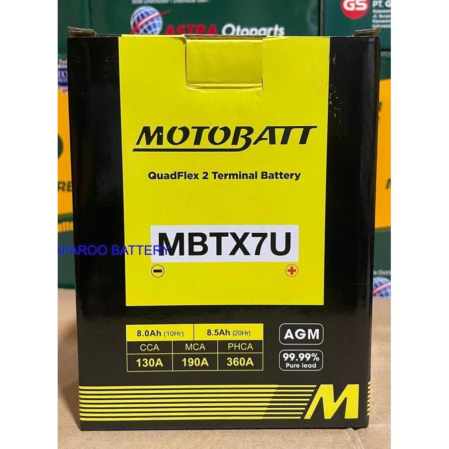 Aki Motobatt Vespa Lx 150, Klx 150,D-Tracker 150, Mbtx7U Motobatt