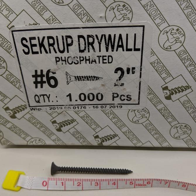 Skrup Gypsum 2" 5Cm Eceran Restock