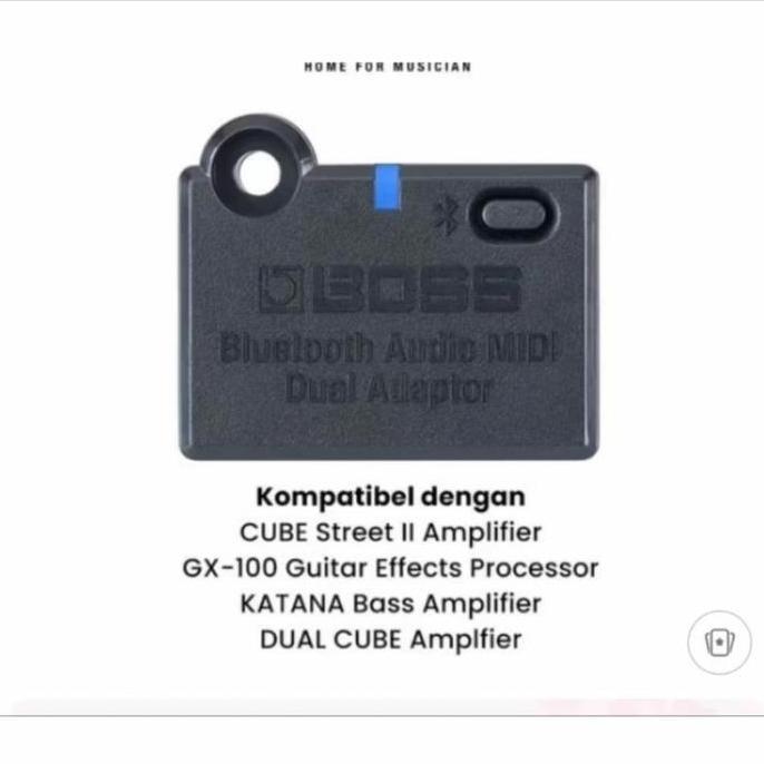 TERBARU BOSS BLUETOOTH AUDIO MIDI DUAL ADAPTOR , BT-DUAL BLUETOOTH ADAPTOR FOR MULTI-EFFECTS & AMPLI