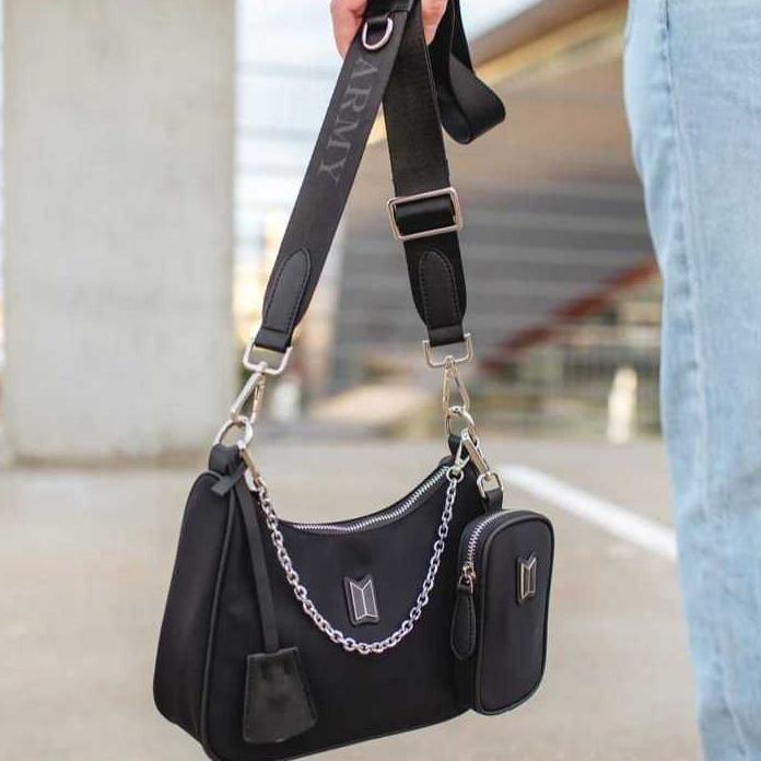 Stock Tas Army Slempang Wanita Tas Bahu Wanita Bts Tas Slempang Korea Logo