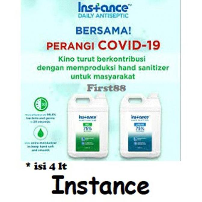 HAND SANITIZER INSTANCE  - PRODUKSI PT.KINO - ISI 4 LITER