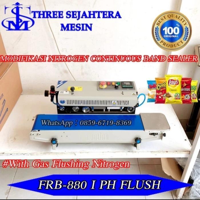 MODIFIKASI Nitrogen Gas Flushing Continuous Sealer FRB-880 Horizontal