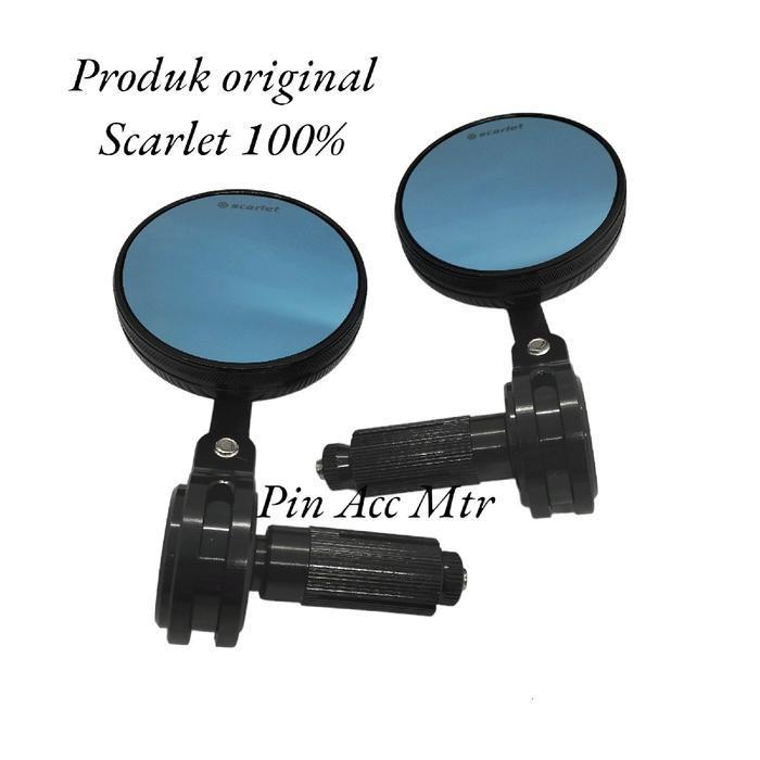 Spion Jalu Bulat Scarlet- 2186 Original Spion Bar End Spion Jalu Bulat Bar End Diameter 6Cm Motor Ve