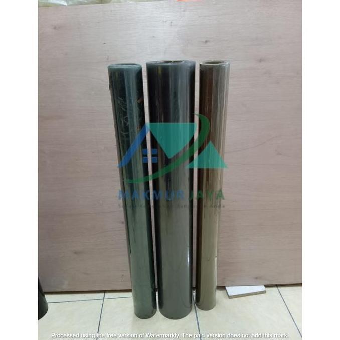 TERBARU FIBER PLAT CLEAR UV / PLASTIK BENING KAKU 1.0 MM PER ROLL