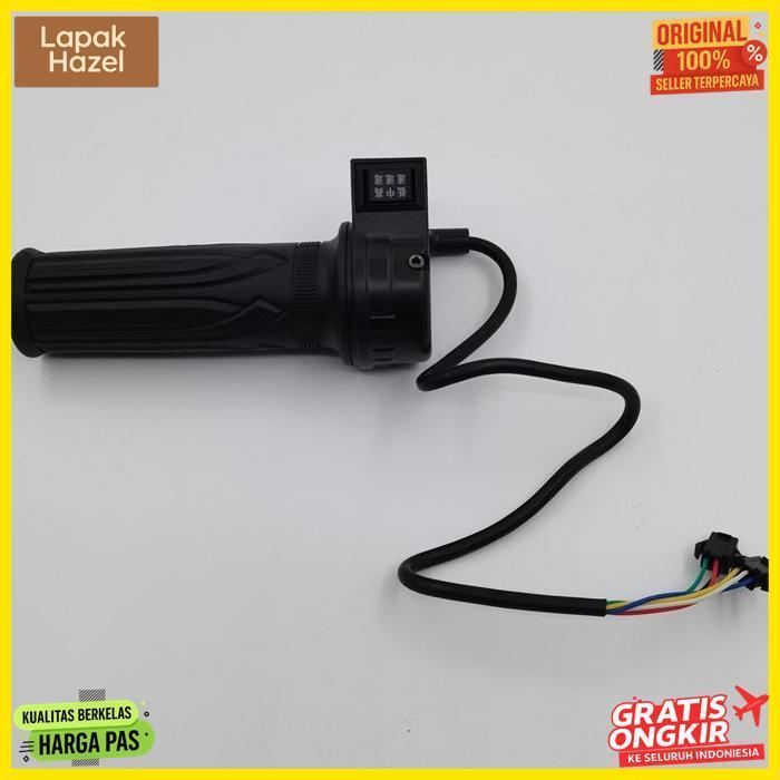 Termurah Universal Handle Gas Sepeda Listrik 3 Speed / Sensor Handle Gas Sepeda Listrik / Accesories