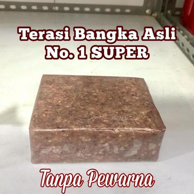 SUPER ENAK TERASI UDANG BANGKA MENTAH NO 1 ASLI 500GR / TERASI BANGKA SUPER TOBOALI / BELACAN BANGKA