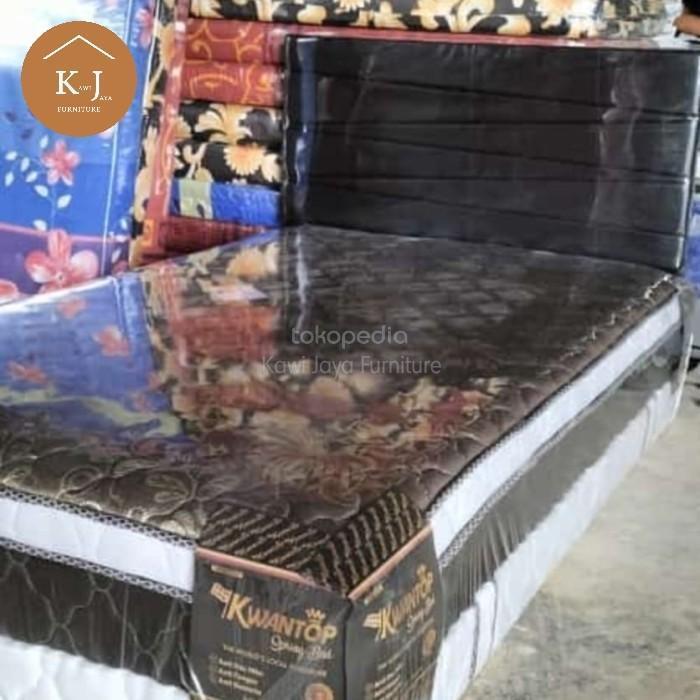 SPRING BED KWANTOP 120 x 200 FULLSET KASUR+DIVAN+SANDARAN