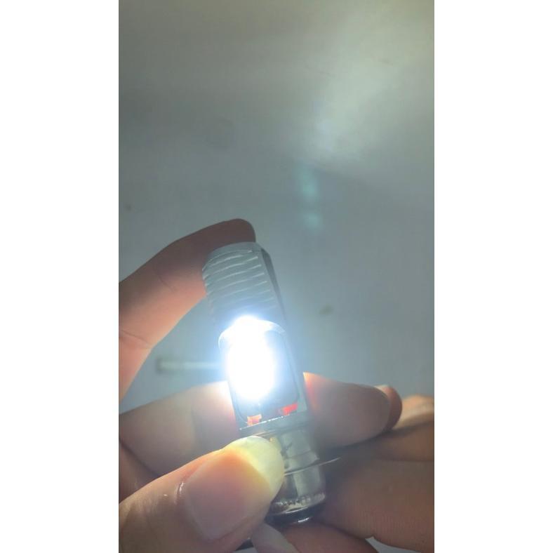 Lampu LED H6 12 Mata 12V 8W AC/DC Universal Motor Matic Dan Bebek Vario Mio Beat Supra Satria Jupite