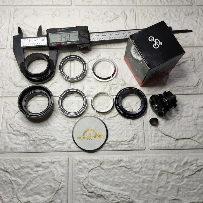 Headset OVERSIZE BEARING OXO HS8 Untuk Fork OS 28.6 Kom Mangkok 34mm Tube Frame Bawah 34x30mm Atas 3
