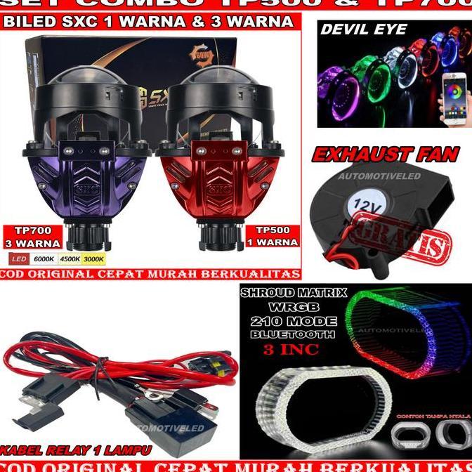 KANJALO ORIGINAL BILED SXC 2,5 INCHI 60 WATT BILED SXC BILED TP500 DAN TP700 MURAH DANA PELAJAR CAHA