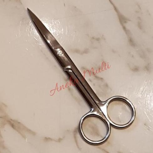 GUNTING BONSAI PRUNING DAUN STAINLESS steel lurus