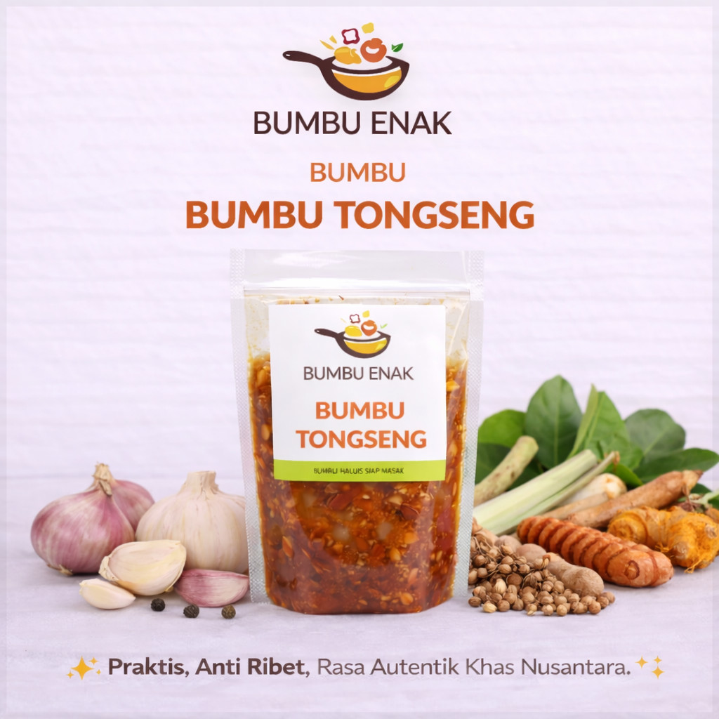 Bumbu Tongseng Siap Masak – Bumbu Halus Tongseng Sapi / Kambing Praktis Gurih