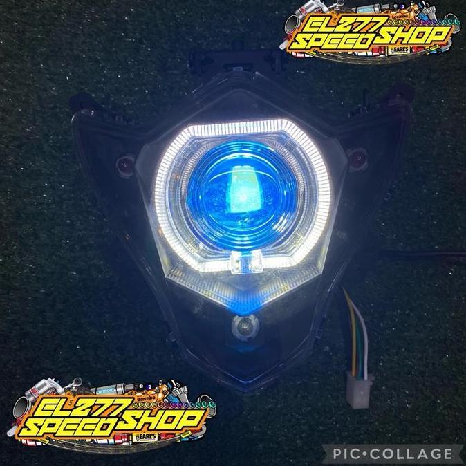 IKFOICI Reflektor Satria Fu Facelift Set Biled Projie Reflektor Lampu Depan Satria Fu Facelift Set P