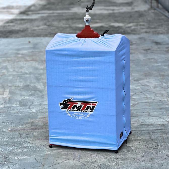 BEBAS ONGKIR - KERODONG KOTAK POLOS WARNA BIRU | KERODONG SANGKAR GEPENGAN KOTAK KICAU SERIES BY TMT