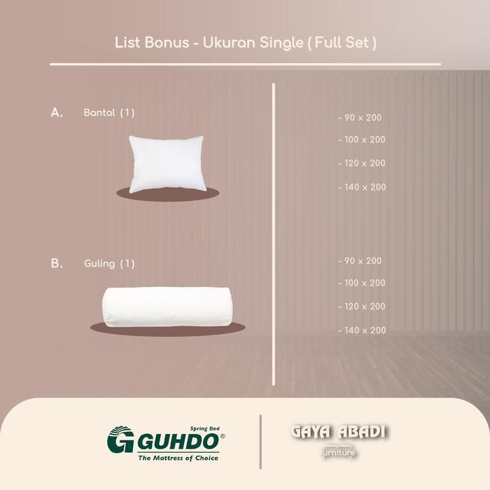 Springbed Guhdo Back Pedic / Kasur Guhdo Back Pedic - Guhdo Springbed