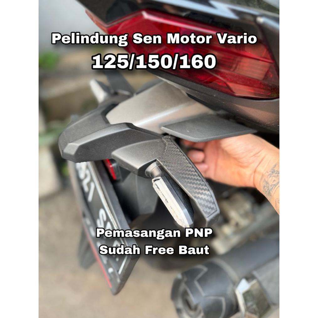 Cover Lampu Sein / Pelindung Lampu Sein / Protector Lampu Sein Motor Honda Vario 125 150 160 New