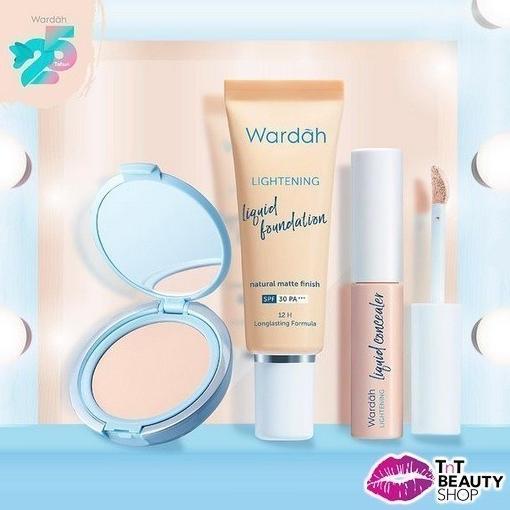 Wardah Lightening Series | Liquid Face Makeup | Make Up Wajah | Tnt Beauty Shop
