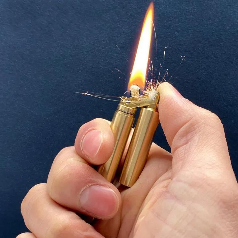 Korek Api Minyak Jadul Retro Slim Nunchaku Lighter Api Biasa murah