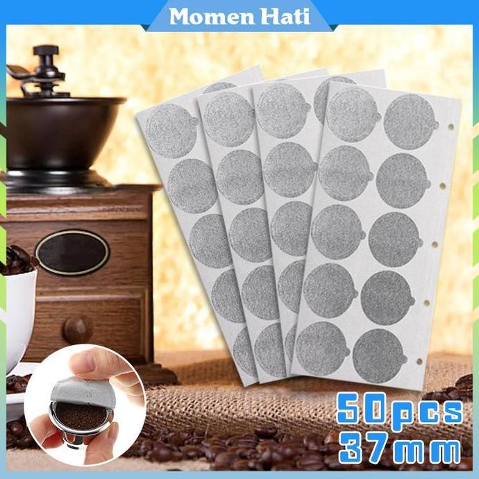 OARINAX 50Pcs Kapsul Kopi Kosong Capsule Reusable Segel Stiker