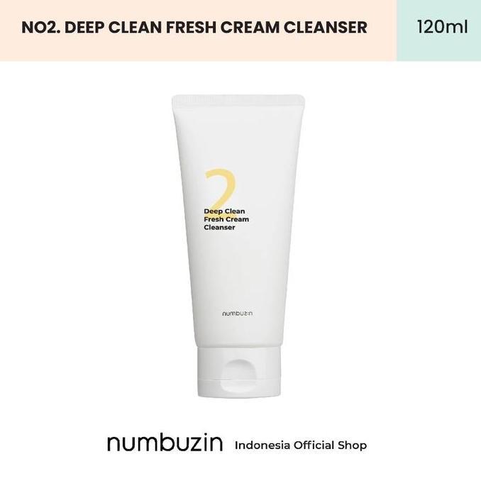 DISKON SPESIAL - Numbuzin No. 2 Deep Clean Fresh Cream Cleanser 120ml