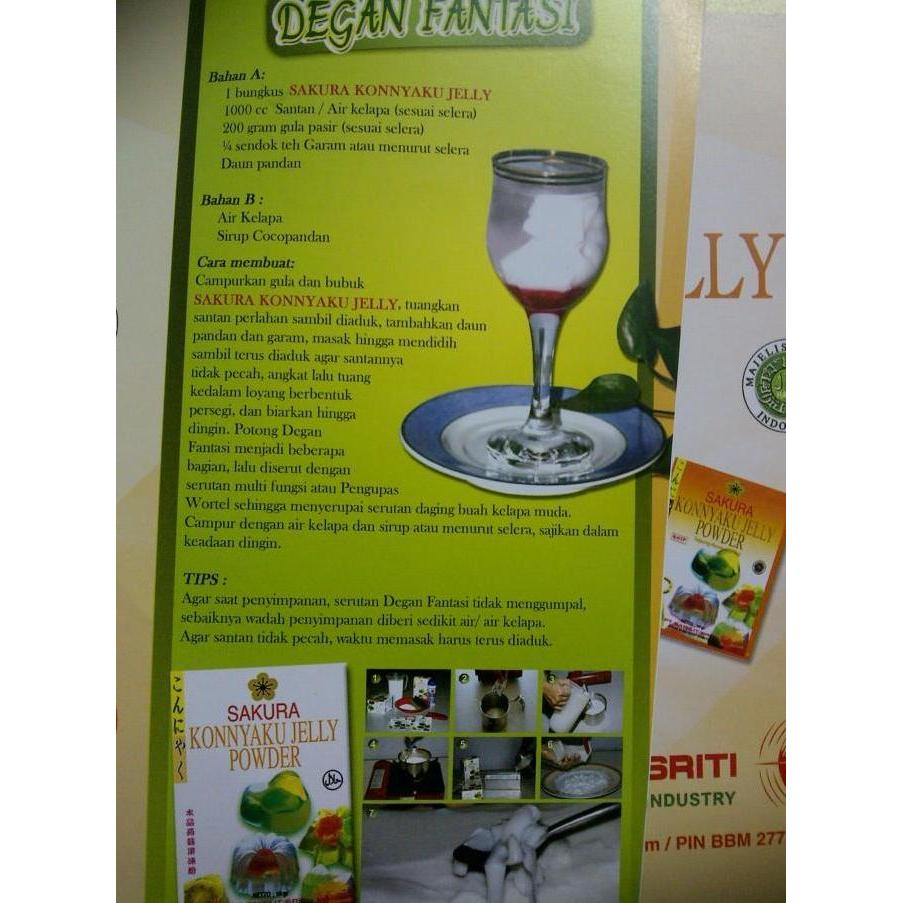 Jelly Sakura Konyaku varian Plain