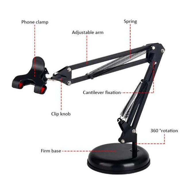 Dudukan HP Smartphone Stand Phone Holder Pixar Kokoh Stabil