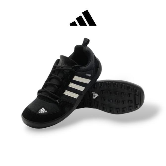 Ready Sepatu Adidas Daroga Plus Canvas Black White