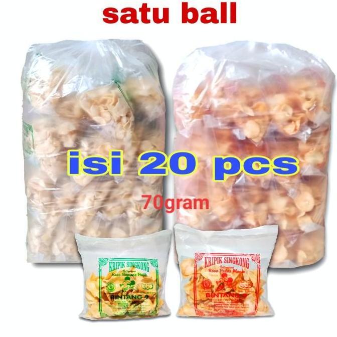 1 Ball Kripik Singkong Bintang 9 Madura - Keripik Singkong Manding