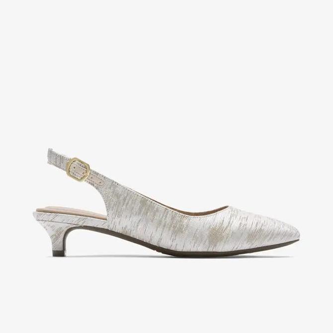 Ready Rockport Women's TM Kailyn Sling Original Sepatu Heels Wanita Textile