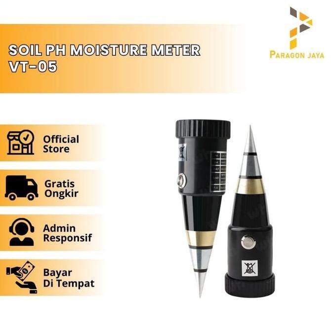 ZCXVC Soil pH Moisture Meter VT-05 VT05 VT 05 pH tanah Peluru Pendek