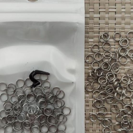 Split Ring Kawat Bulat Isi 100