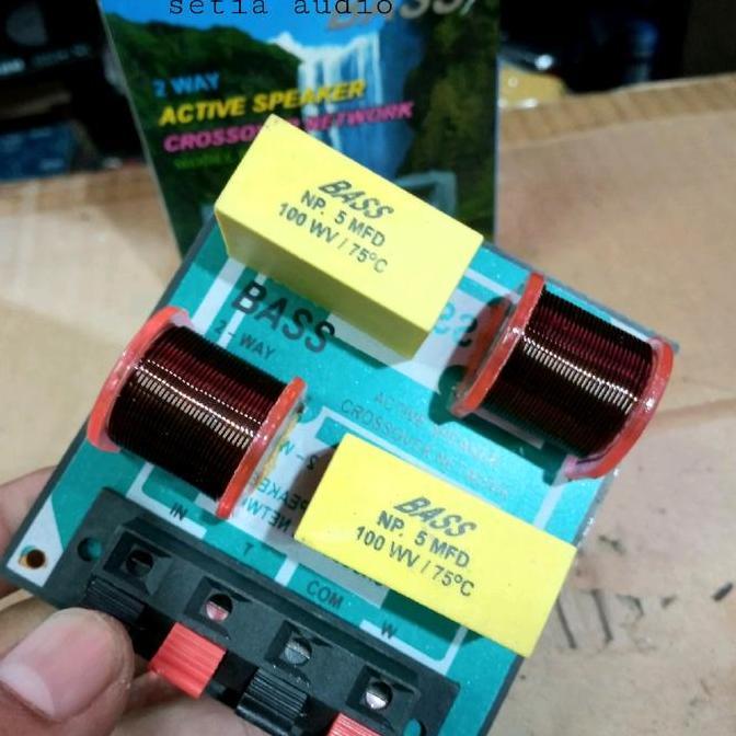 KOQOZIE Kit Crossover pasif 2 way bass Speaker