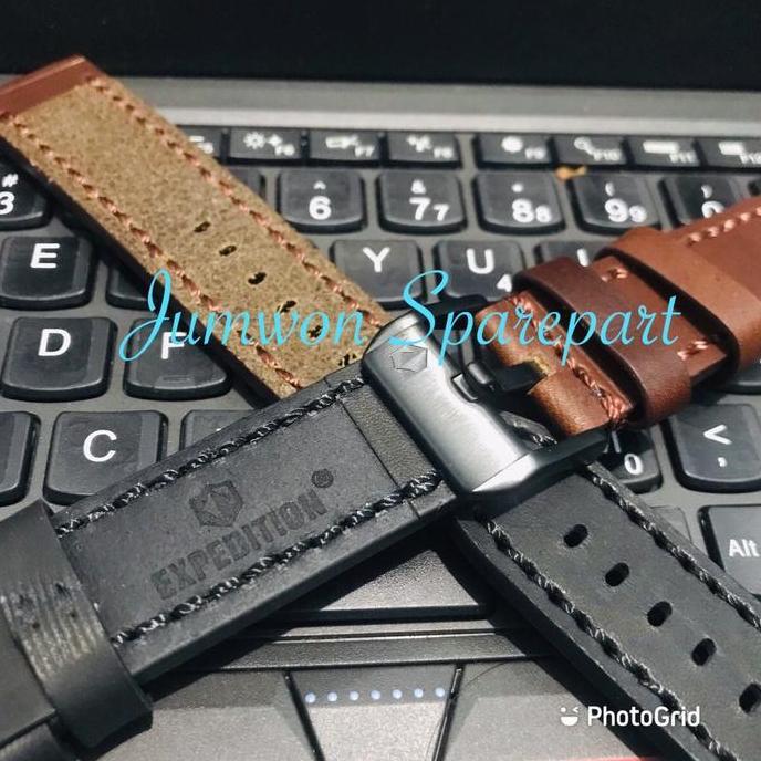 Ready Strap Tali Kulit Jam Tangan Expedition Original Tali Kulit Expedition Tali Expedition Original