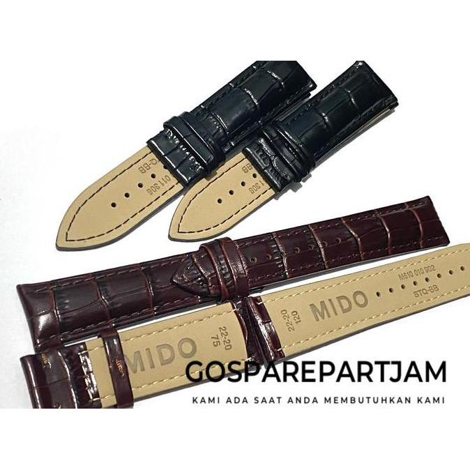 Ready Strap Tali Jam Tangan Mido Kulit Premium Kulit Asli