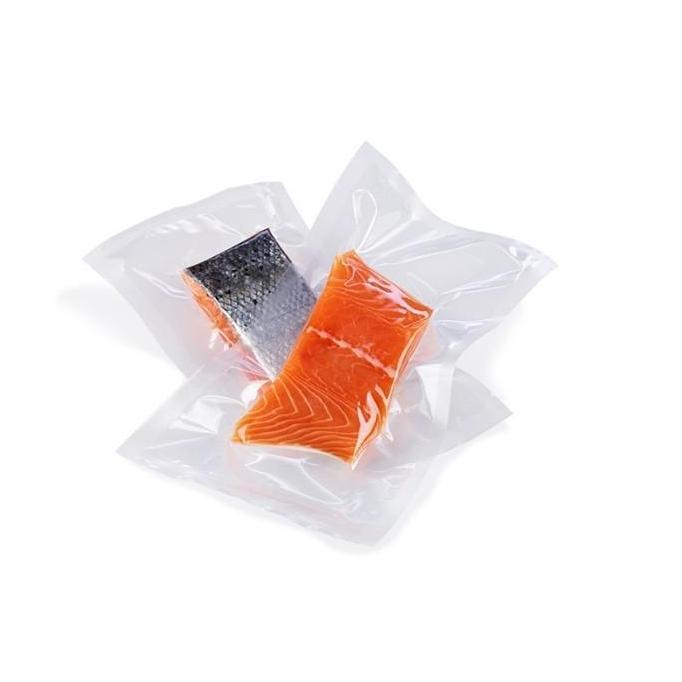 PLASTIK VACUM VAKUM VACUUM BAG SEALER POLOS SIZE KECIL DELKOCHOICE